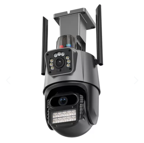 Camara Domo Wifi Doble Lente Con Alarma