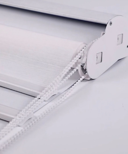 Cortina Roller Doble-Blanco 100x240