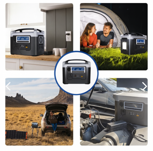 Generador Eléctrico Portátil con Múltipl