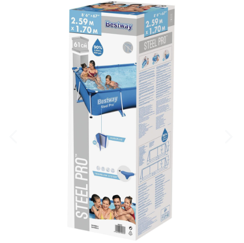 Piscina Rectangular Familiar 2.6m x 1.7m