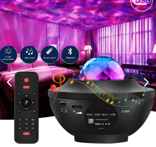 Proyector ovni galaxia parlante